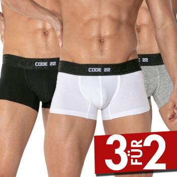 Code 22 3P Essential Trunk Mixed Baumwolle X-Large Herren