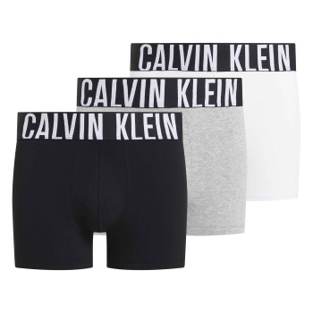 Bilde av Calvin Klein 3p Intense Power Trunks Hvit/grå Bomull Large Herre