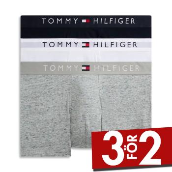 Tommy Hilfiger Kalsonger 3P Original Trunks Marin/Gr&aring; bomull Small Herr