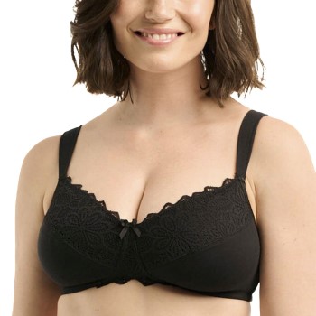 Bilde av Sans Complexe Bh Ava Post Surgical Non Wire Bra Svart Bomull C 80 Dame