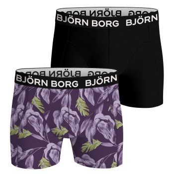 Bilde av Bjorn Borg Bamboo Cotton Blend Boxer 2p Lilla/svart Large Herre