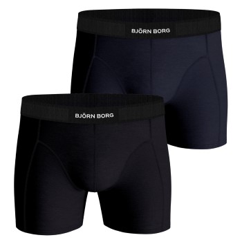 Bilde av Bjorn Borg Premium Cotton Stretch Boxer 1298 2p Svart/blå Bomull X-small Herre