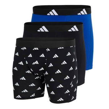 adidas Kalsonger 3P Active Flex Cotton Boxer Brief Flerfärgad-2 bomull Small Herr