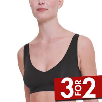 Sloggi BH ZERO Feel 2 0 Bralette Sort Small Dame billede
