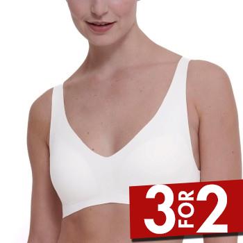 Sloggi BH Zero Feel 2 0 Soft Bra Hvid Large Dame billede