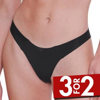 Sloggi Trusser ZERO Feel 2 0 Tiny Tanga Sort X-Small Dame billede
