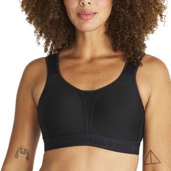 Swegmark BH Kimberly Iconic Moulded Cups Sports Bra Svart polyamid G 90 Dam