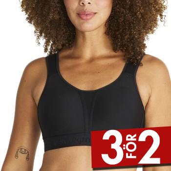 Swegmark BH Kimberly Iconic Moulded Cups Sports Bra Svart polyamid B 70 Dam