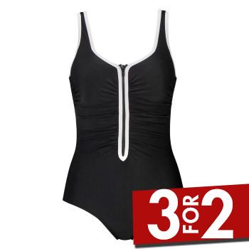 Damella Marlene Swimsuit Sort/Hvid 36 Dame billede