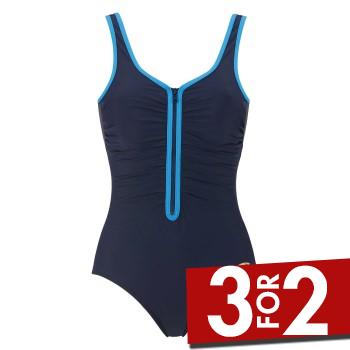 Damella Marlene Swimsuit Marine/Blå 36 Dame billede