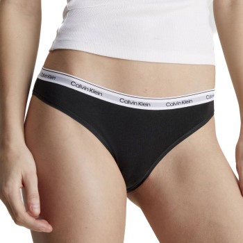 Bilde av Calvin Klein Truser Modern Logo Bikini Brief Svart Bomull X-small Dame