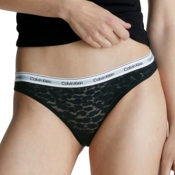 Bilde av Calvin Klein Truser Lace Bikini Brief Svart Polyamid 3xl Dame