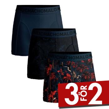 Muchachomalo Kalsonger 3P Cotton Stretch Boxer Flerf&auml;rgad bomull Medium Herr