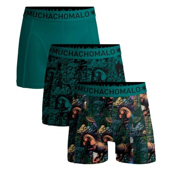 Muchachomalo Kalsonger 3P Cotton Stretch Boxer Flerfärgad-2 bomull Medium Herr