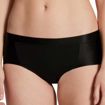 Calida Truser Cate Hipster Panty Svart bomull Small Dame