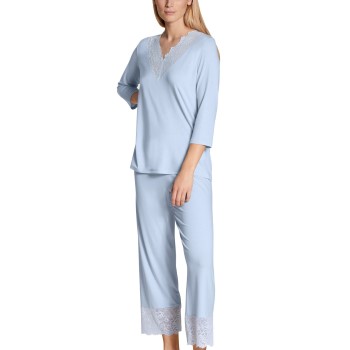 Bilde av Calida Elegant Dreams Medium Short Pyjama Lysblå Modal Large Dame