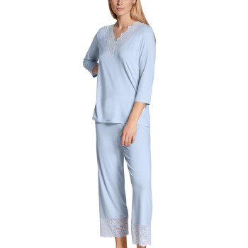 Bilde av Calida Elegant Dreams Medium Short Pyjama Lysblå Modal Small Dame