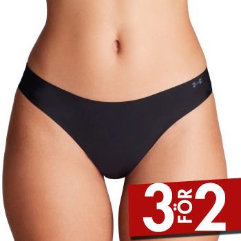 Under Armour Trosor 3P Pure Stretch Invisible Thong Svart Small Dam