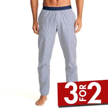 JBS of Denmark Seersucker Pants Hvit/Blå Large Herre