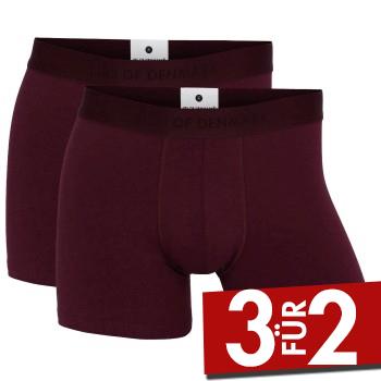 JBS of Denmark 2P Tights Boxers Weinrot XX-Large Herren