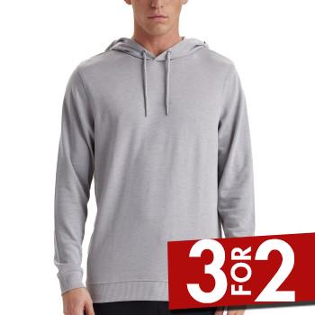 JBS of Denmark Hoodie With Logo Lysegrå Large Herre