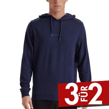 JBS of Denmark Hoodie With Logo Marine Large Herren