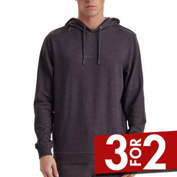 JBS of Denmark Hoodie With Logo Mørkgrå Large Herre