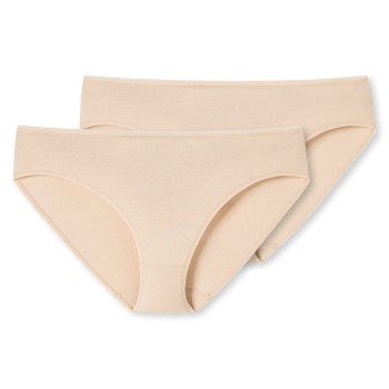 Schiesser Trosor 2P 95-5 Organic Tai Beige bomull Medium Dam | apparel & accessories - clothing - underwear & socks - lingerie | ModeLejon