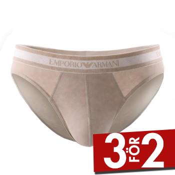 Armani Stretch Cotton Brief Kalsonger Beige bomull Small Herr