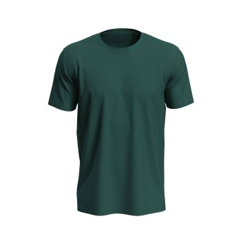 Stedman Unisex Lux T Mørkgrørnn  bomull Small