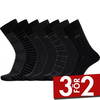 Alternativ bild 0 för CR7 Cristiano Ronaldo Strumpor 7P Socks Svart Strl 40/46 Herr