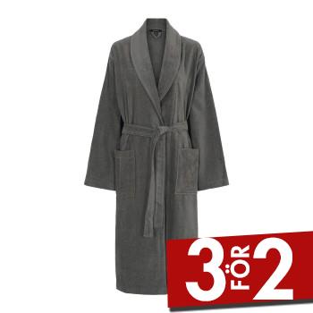Alternativ bild 0 för Decoy Long Terry Robe Grå ekologisk bomull Large Dam