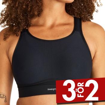 Swegmark BH Victorious Strenght Spacer Sports Bra Svart B 75 Dam