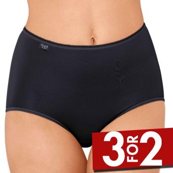 Sloggi Trusser 3P 24 7 Microfibre Maxi Briefs Sort polyamid 38 Dame