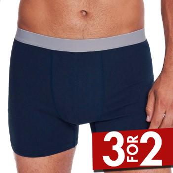 Sloggi 2P Men GO ABC 2 0 Shorts Marineblå bomuld X-Small Herre