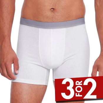 Sloggi 2P Men GO ABC 2 0 Shorts Hvid bomuld X-Small Herre