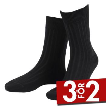 Amanda Christensen Strumpor True Ankle Rib Sock Svart Strl 39/42 Herr