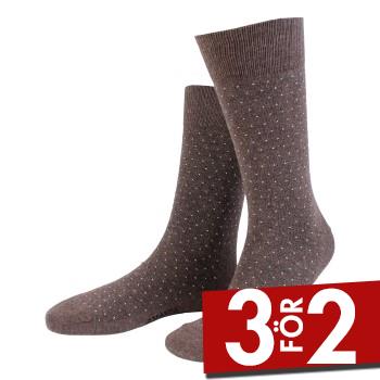 Amanda Christensen Strumpor True Ankle Dot Sock Brun Strl 43/46 Herr