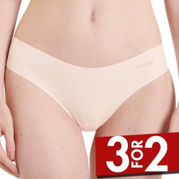 Sloggi Trusser ZERO Modal 2.0 Hipstring Creme X-Small Dame billede