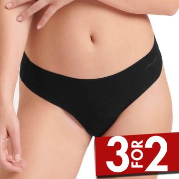 Sloggi Trusser 2P ZERO Modal 2.0 Hipstring Briefs Sort Medium Dame