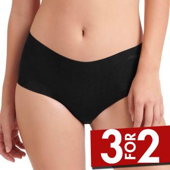 Sloggi Trusser 2P ZERO Modal 2.0 Short Briefs Sort X-Small Dame
