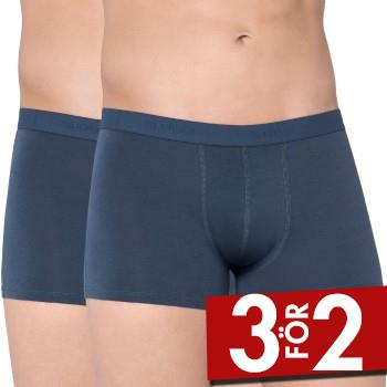 Sloggi Kalsonger 4P Men 24 7 Short D1 M&ouml;rkbl&aring; bomull Small Herr