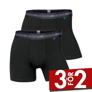 JBS Kalsonger 2P Tights Bamboo Boxer Svart 4XL Herr