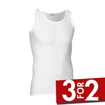 JBS tynd bomulds undertrøje Tank-Top i hvid til herre