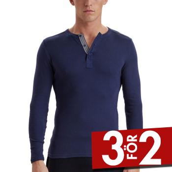 JBS Long Sleeved T-Shirt Marin ekologisk bomull Small Herr