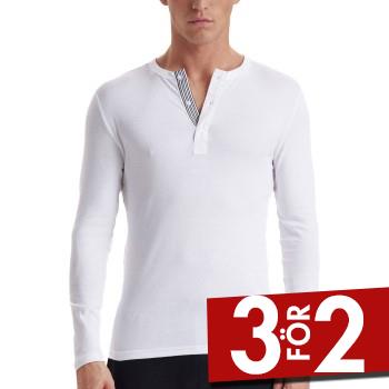 JBS Long Sleeved T-Shirt Vit ekologisk bomull Small Herr