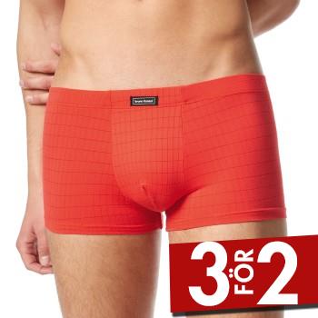 Bruno Banani Kalsonger Check Line 2 0 Hipshort R&ouml;d polyamid Small Herr
