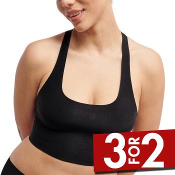 Sloggi BH ZERO Feel 2.0 Racer Top Sort X-Small Dame