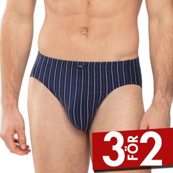 Mey Kalsonger T&auml;by Briefs Vit/Marin Medium Herr