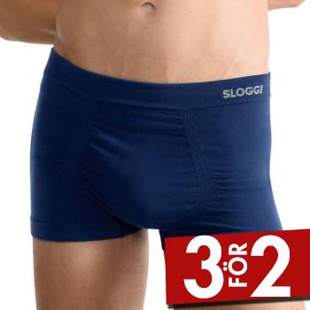 Sloggi Kalsonger 2P Men GO Smooth Hipster Briefs M&ouml;rkbl&aring; Small Herr